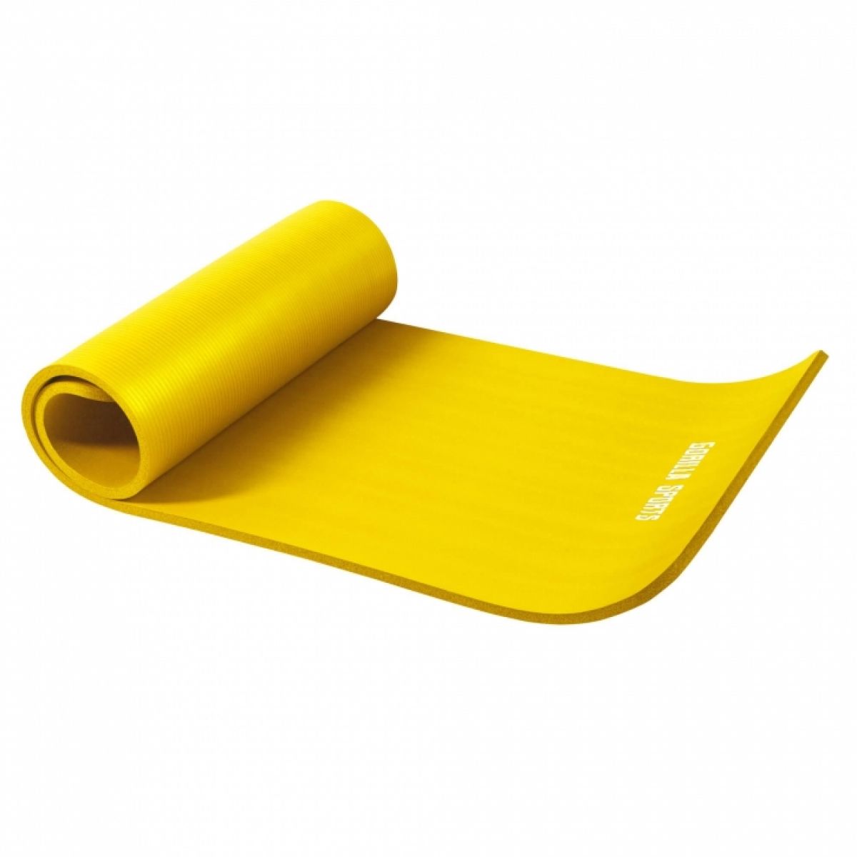 Geel -  Yogamat Deluxe 190 x 100 x 1,5 cm