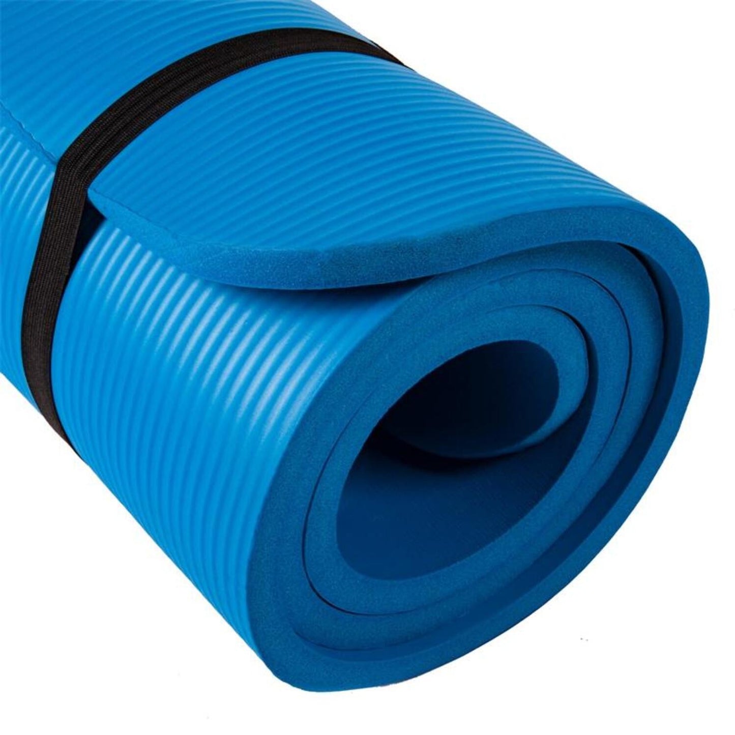 Tapis de yoga ScSPORTS 190 cm x 80 cm x 1,5 cm - Bleu clair