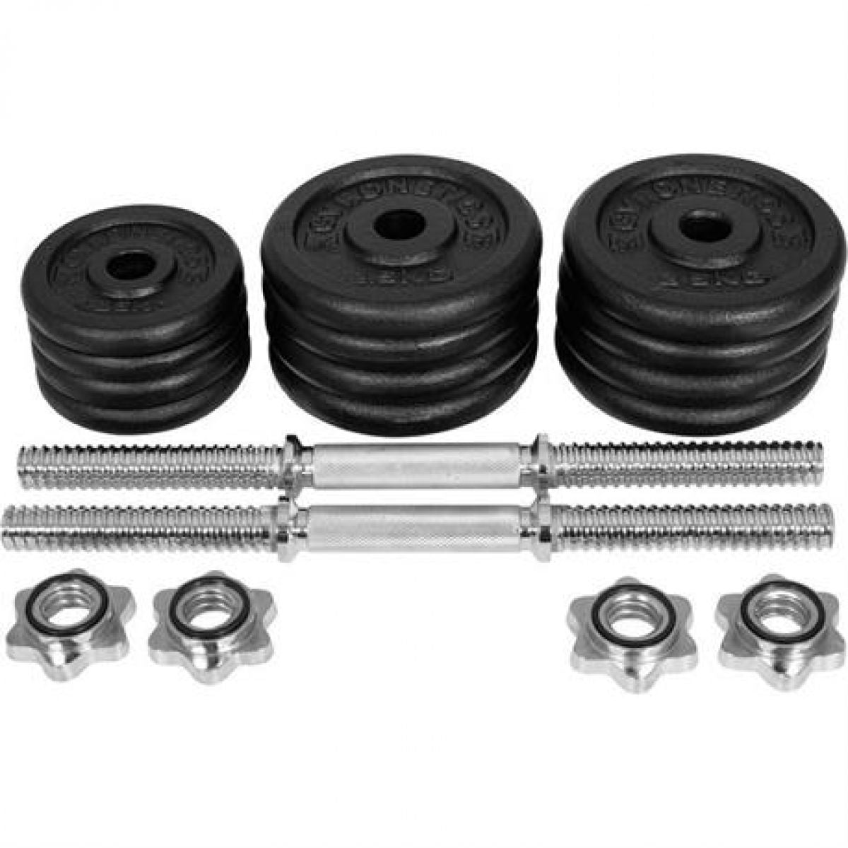 Gyronetics Dumbellset 30 kg Gietijzer (25 mm) 