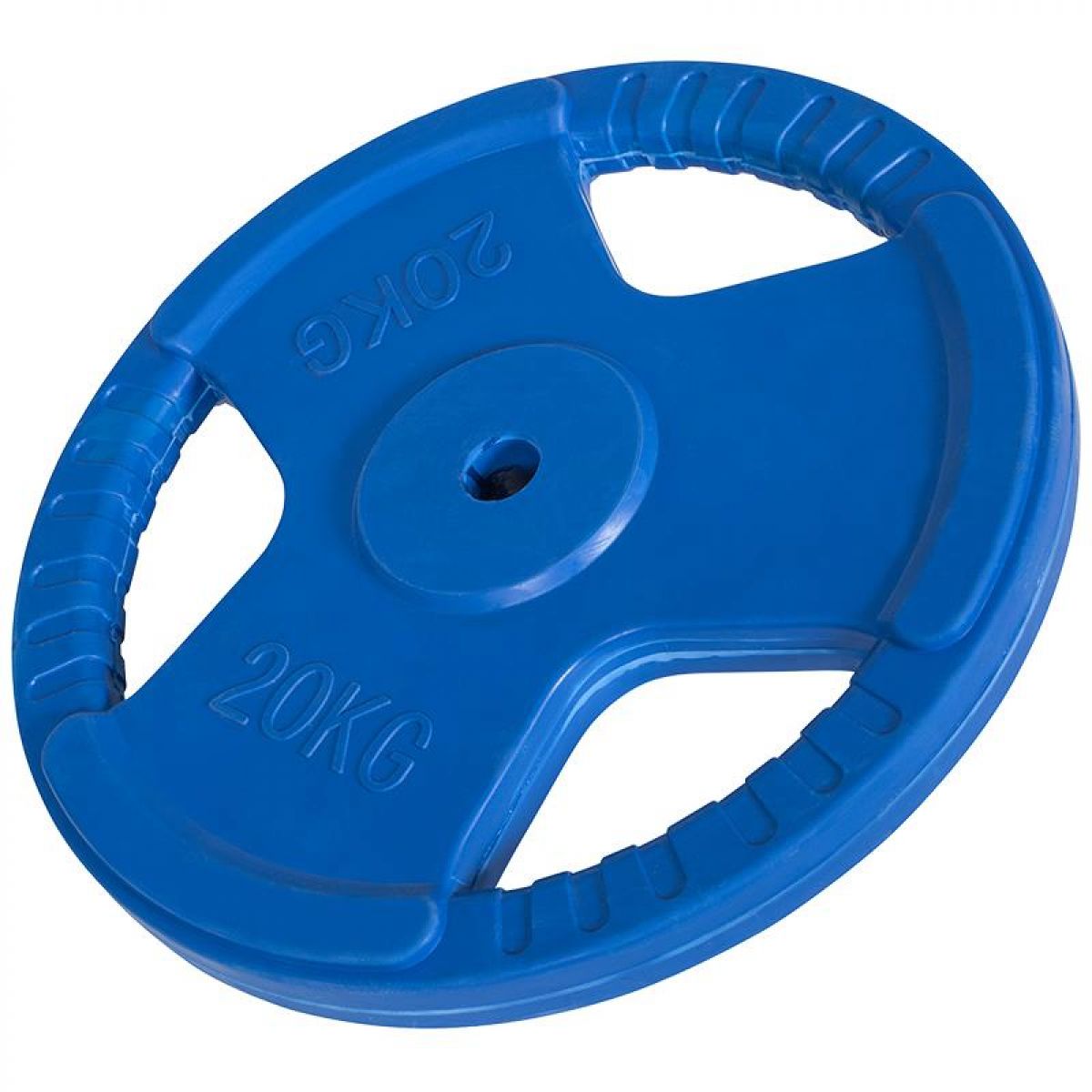 Halterschijf 20 kg Gripper Gietijzer (30 mm, rubber coating)