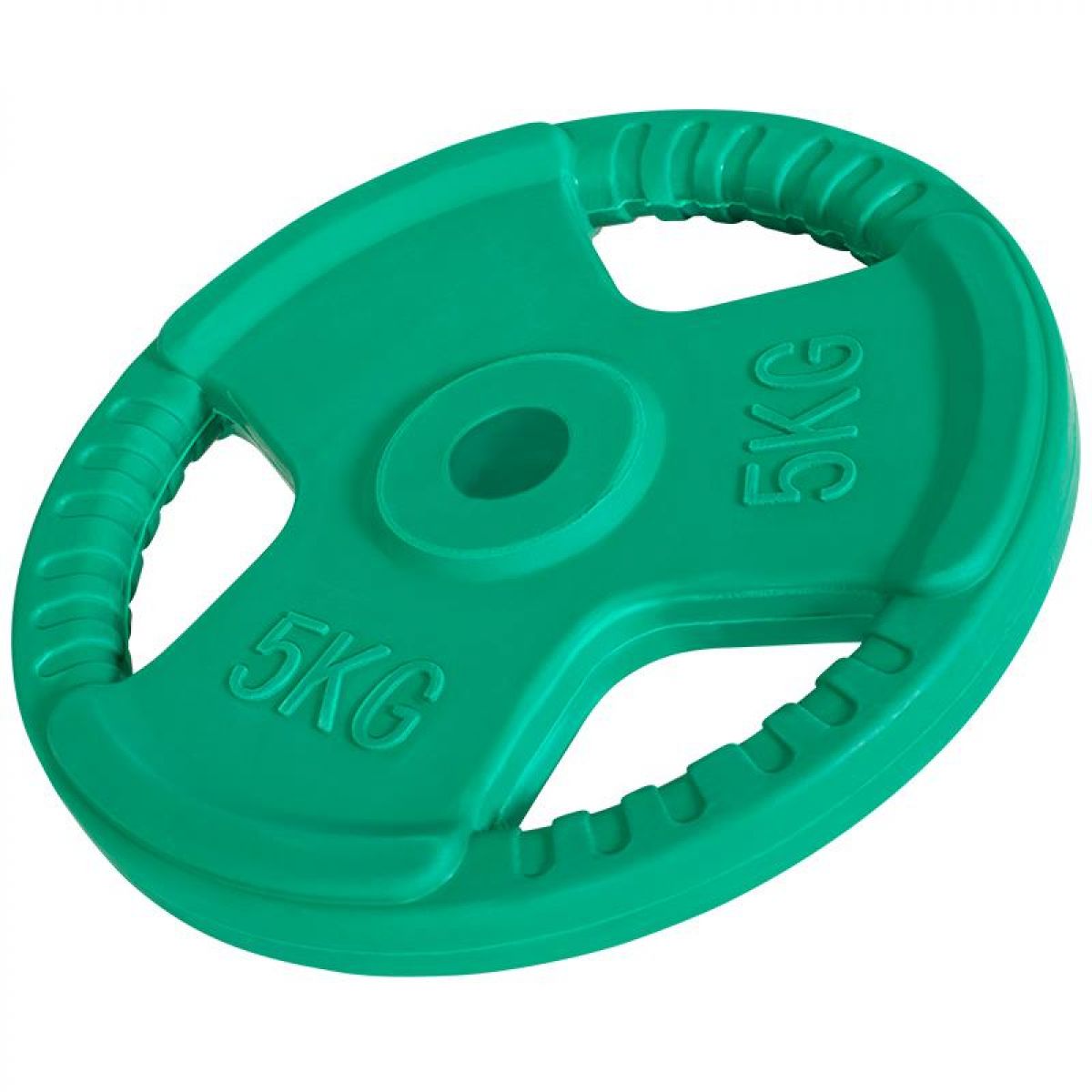 Halterschijf 5 kg Gripper Gietijzer (30 mm, rubber coating)