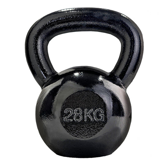 ScSPORTS Kettlebell 28 kg Gietijzer Grijs