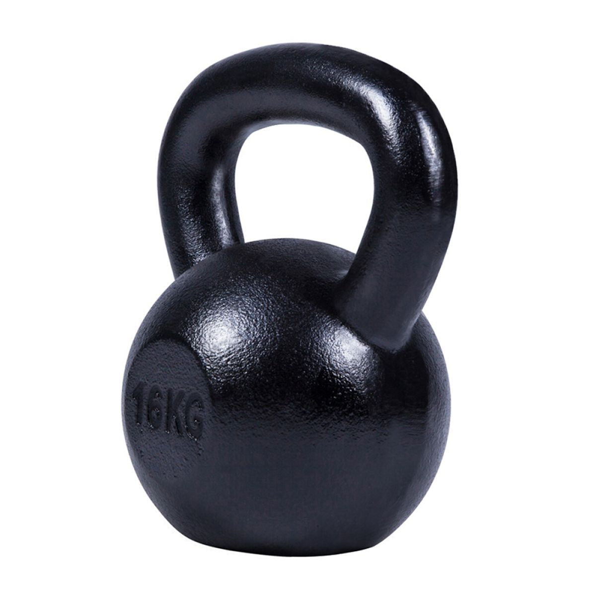 Kettlebell (16 kg) Gietijzer Zwart