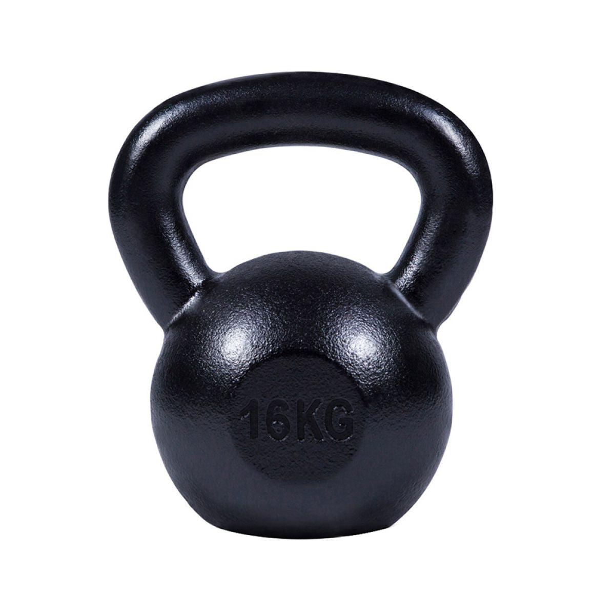 Kettlebell (16 kg) Gietijzer Zwart