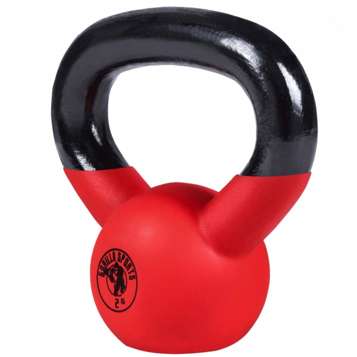 Kettlebell 2 kg Rubber Coating