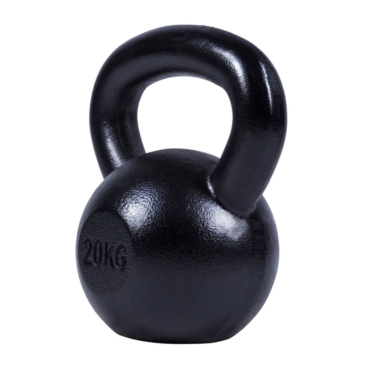 Kettlebell (20 kg) Gietijzer Zwart