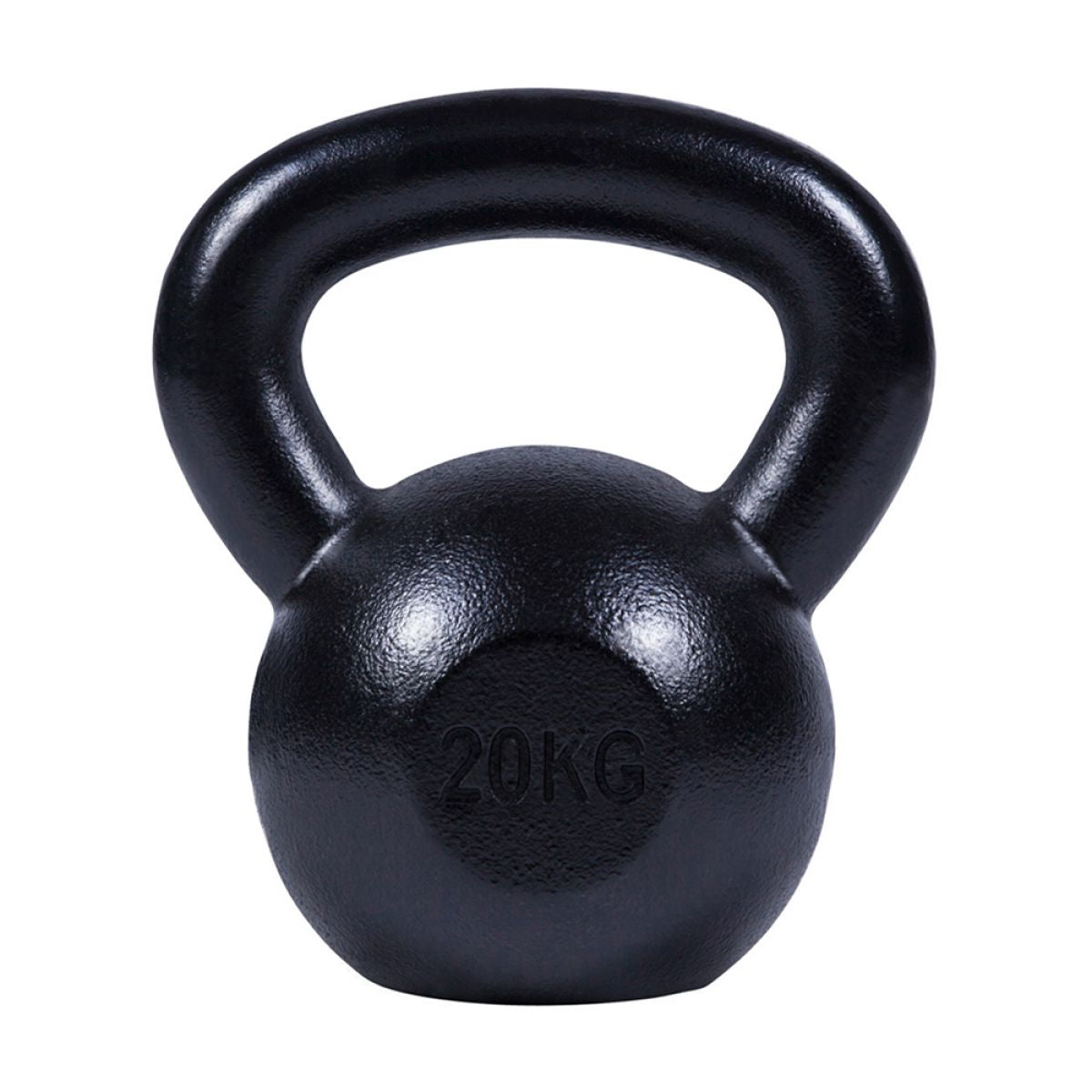 Kettlebell (20 kg) Gietijzer Zwart