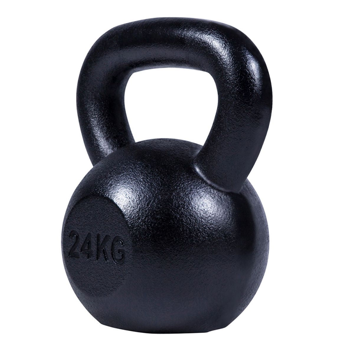 Kettlebell (24 kg) Gietijzer Zwart