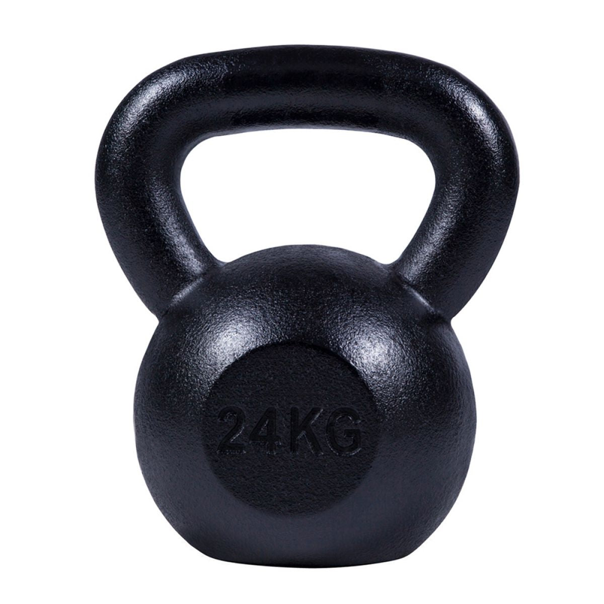 Kettlebell (24 kg) Gietijzer Zwart