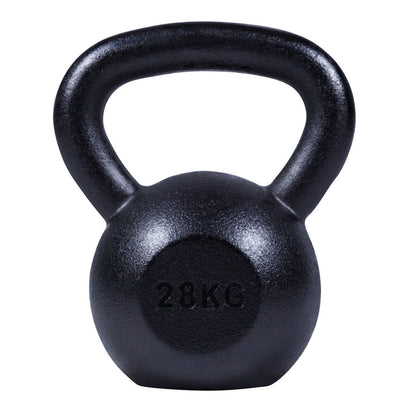 Kettlebell (28 kg) Gietijzer Zwart