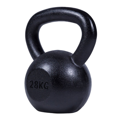 Kettlebell (28 kg) Gietijzer Zwart