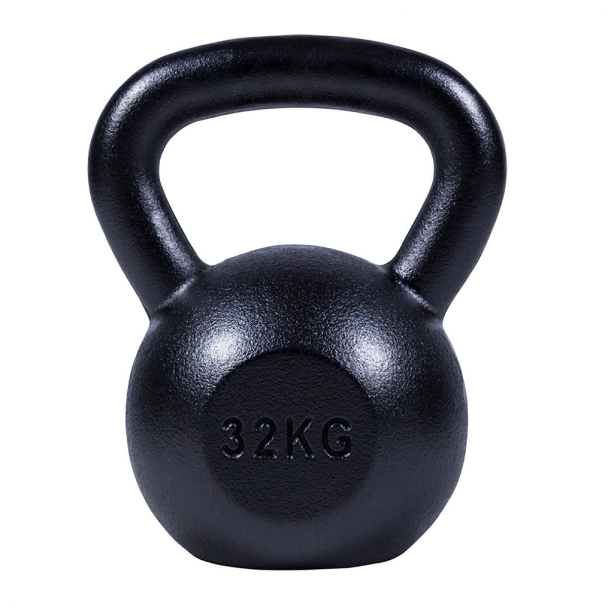 Kettlebell (32 kg) Gietijzer Zwart