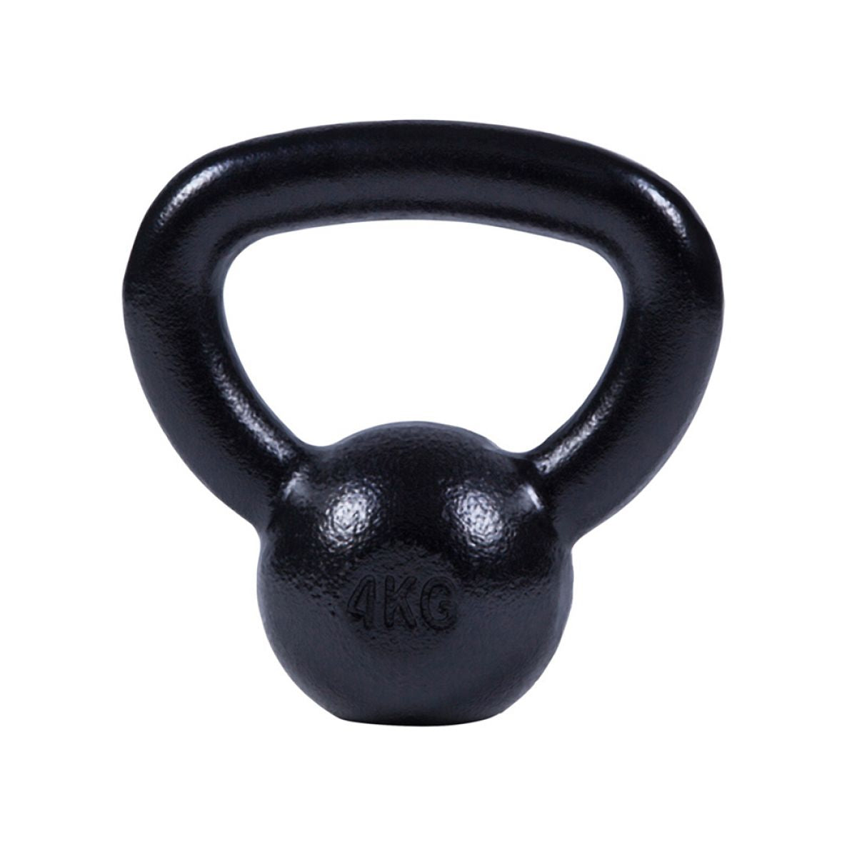 Kettlebell (4 kg) Gietijzer Zwart