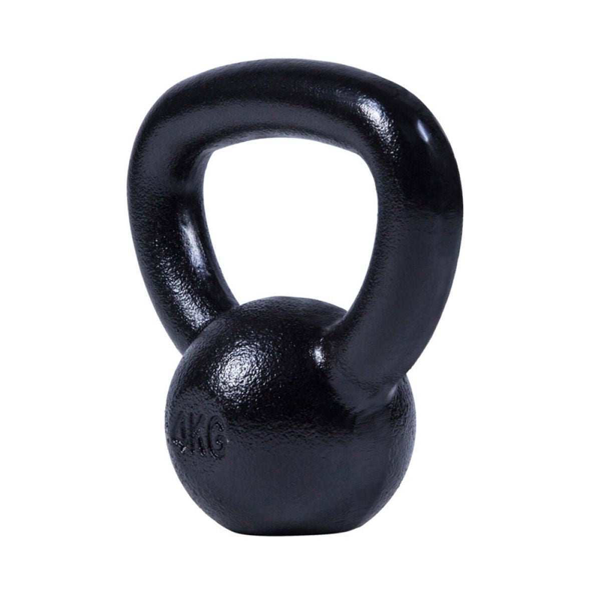 Kettlebell (4 kg) Gietijzer Zwart