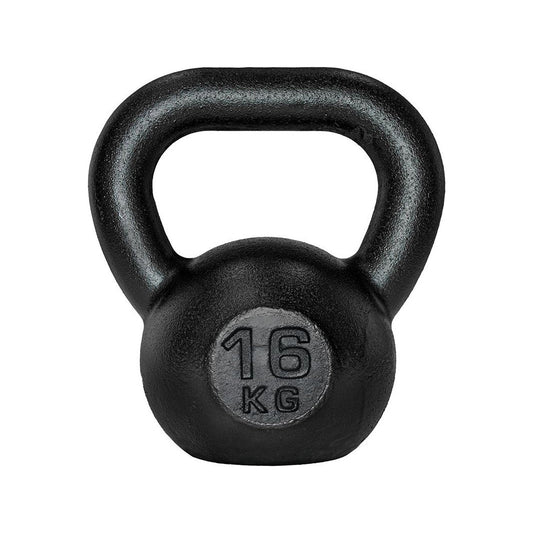 ScSPORTS Kettlebell 16 kg Gietijzer Zwart