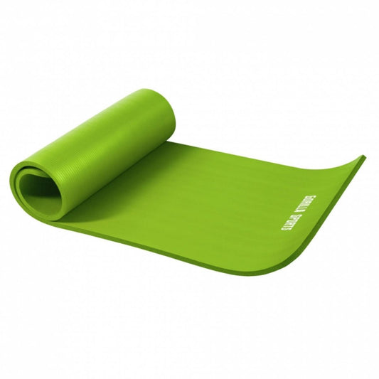 Lime groen - Yogamat Deluxe 190 x 100 x 1,5 cm