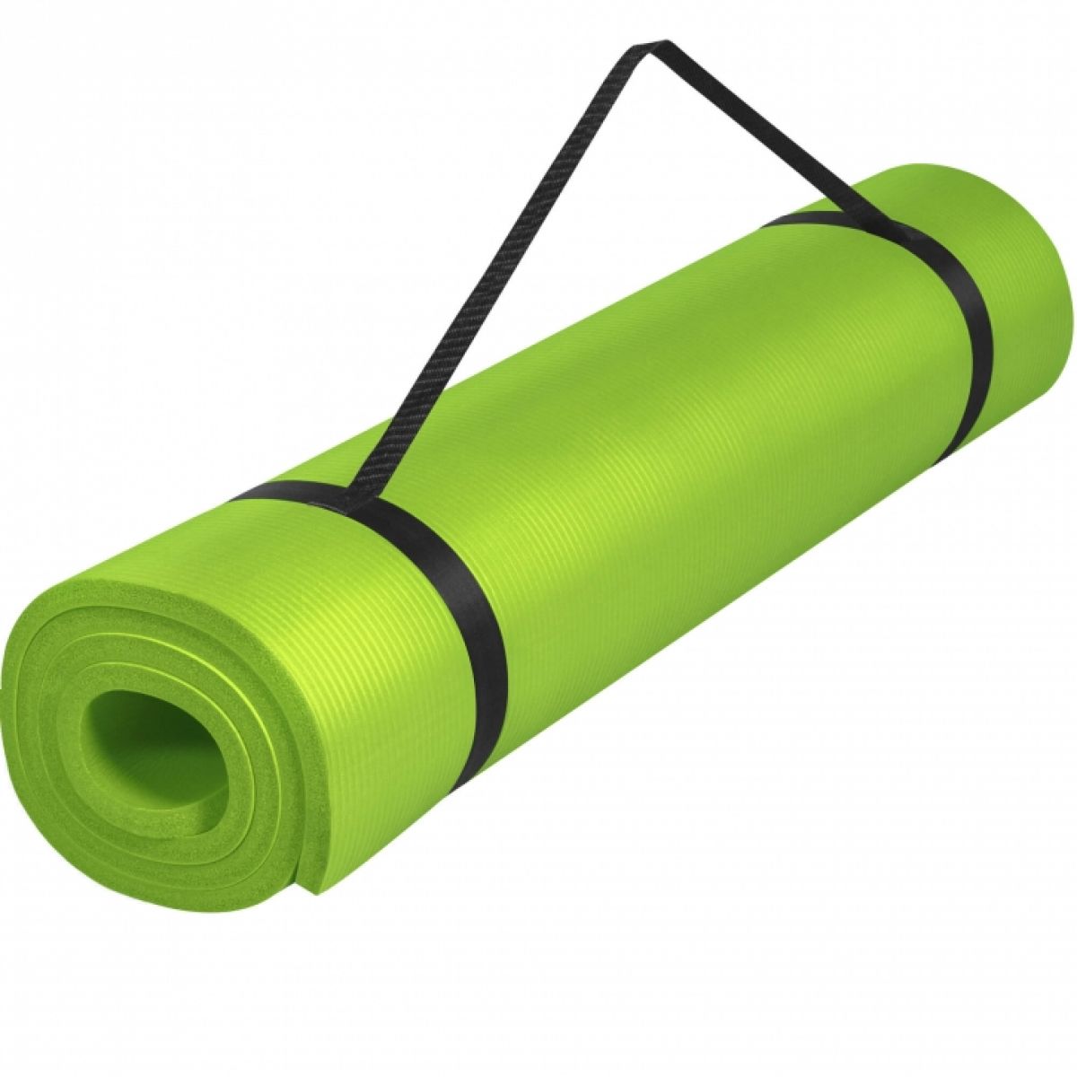 Lime groen - Yogamat Deluxe 190 x 60 x 1,5 cm