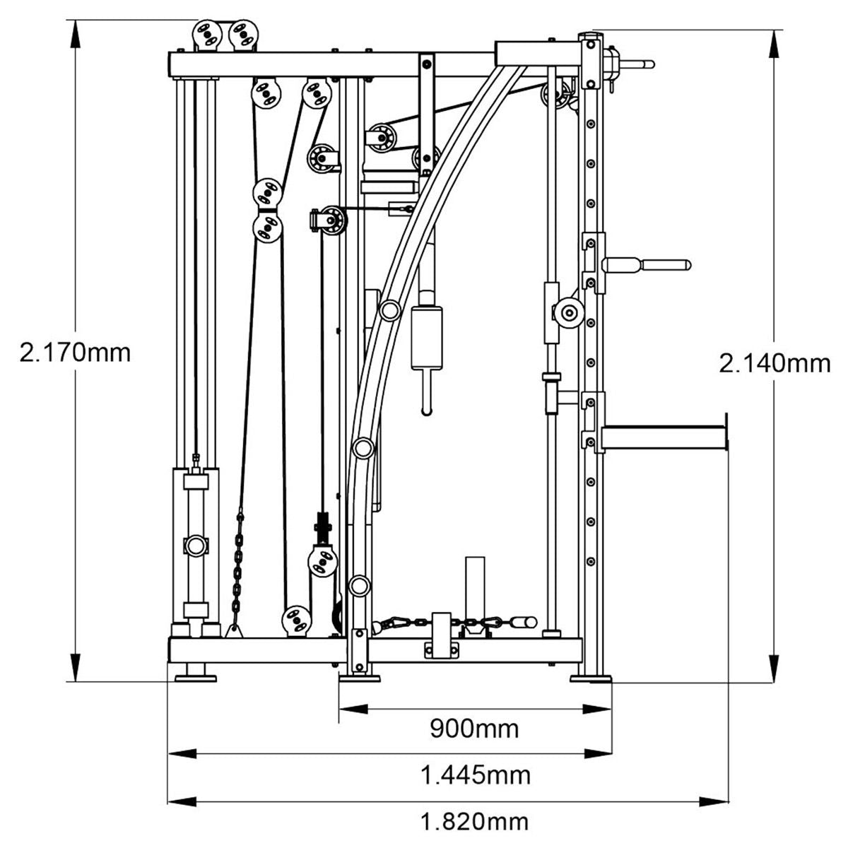 MAXXUS Multipress Smith Machine 8.1 