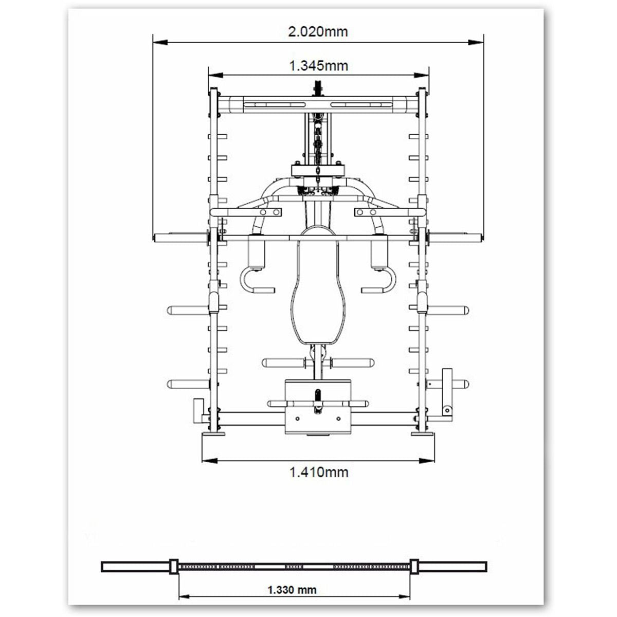 MAXXUS Multipress Smith Machine 8.1 