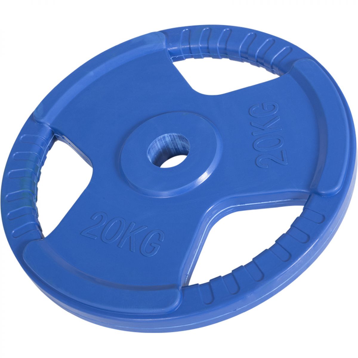 Olympische halterschijf 20 kg Gripper Gietijzer (50/51 mm, rubber coating)