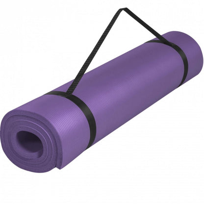 Paars -  Yogamat Deluxe 190 x 60 x 1,5 cm