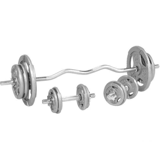 Pince EZ-Curlset 70 kg en fonte - 30 mm