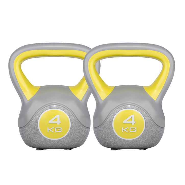 Ensemble Avantage Kettlebells 2 x 4 kg Plastique Trendy